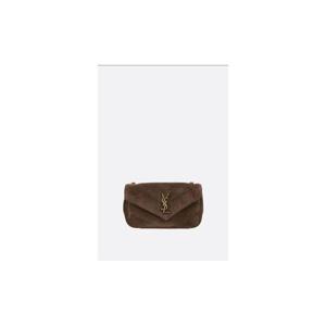 SAINT LAURENT Loulou mini shoulder bag in quilted suede 8217491U8272358
