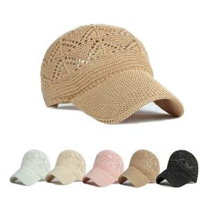 펀칭볼캡 니트짜임 썸머캡 여성 통기성 패션 여름모자