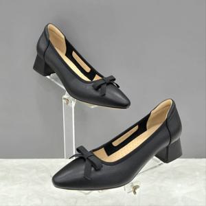 [탠디]여성 리본장식 펌프스 X2HS42DS034 BLACK 1SD JJ