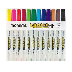 네임펜F 12색 세트(134.4X11.5mm 네임펜F 12색)