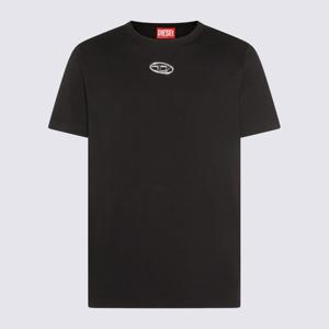 디젤 오벌 D로고 코튼 반팔 티셔츠 A17880 0CLBR9XX