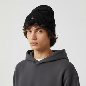 비비안웨스트우드 오알비 로고 울 비니 8102000A K0065 N401