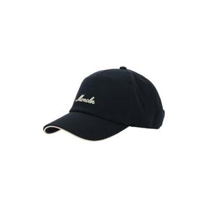 MONCLER Black Baseball Cap with Logo Lettering on the Front in Cotton Man 3B000070U618999