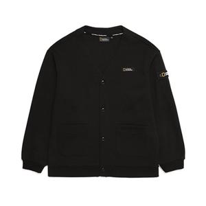 N213KCD010 저지 가디건 CARBON BLACK