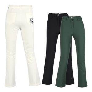 럭스골프 여성 인밴드 세미 부츠컷 패딩 골프바지 YD25W248W