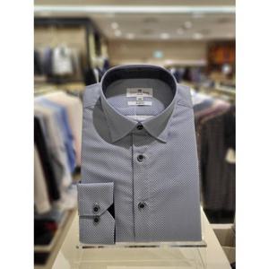 [카운테스마라] 슬림핏 스넵카라 도트패턴 긴팔남방 (CDHY3P1302N0)