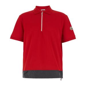 몽클레어 하프 집업 폴로 칼라 티셔츠 8A0000689A16 425