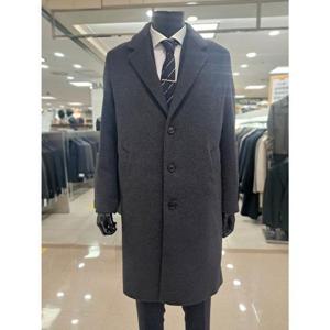 바쏘옴므 세이브존05 블랙체스터울혼방조끼분리핸드메이드롱코트 WSZ4JOCJ30ABK