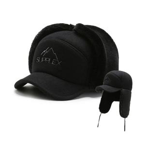 남성 겨울 모직 귀달이 따뜻한 방한 모자 볼캡 등산