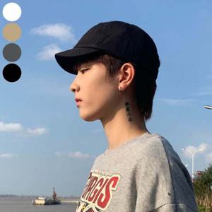 숏챙 짧은 챙 볼캡 모자 무지 여름 남녀 패션모