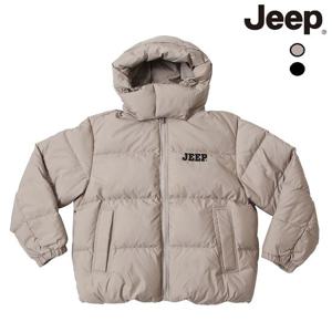 [지프]남여공용 밴드넥 후드 탈부착 다운점퍼JO4JPU491