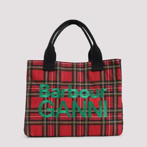 26SS BARBOUR X GANNI Barbour x Ganni 왁스 토트 백 LBA0462TN11