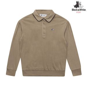 [블랙앤화이트] 여성 블루종 세미오버핏 티셔츠 9313LXSA_BEIGE