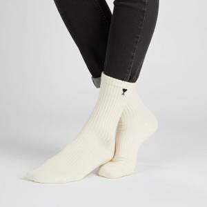 AMI 25FW 코튼 아미 드 꾀흐 양말 3켤레 팩 (USC611 AK0007 150)