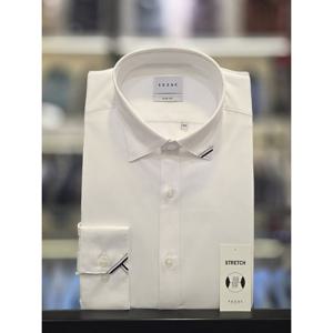 [예작][예작] 화이트 스판 카_라스냅버튼 슬림핏셔츠 YJ4FUS523W