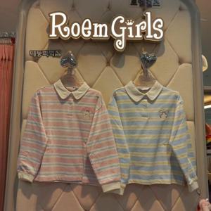 로엠걸즈 DP01 스트라이프  카라스웻셔츠 RGMA2616C