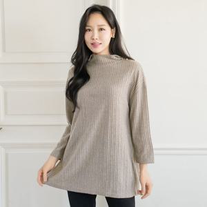 엄마옷 마담4060 골드버튼겉기모롱티셔츠 데일리 여성 -ZTE2512028-