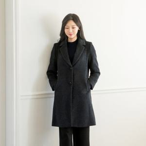 엄마옷 마담4060 클래씨마담 케니우드버튼하프울코트 여성 데일리 -ZCO2512004-