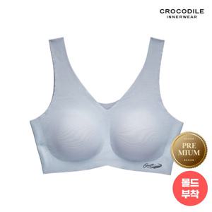 [크로커다일] 프리미엄 크레오라 쉘론 v넥브라 포그블루 CDWBR3M04T