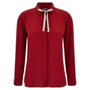 25 FW 막스마라 아폴로 Apollo 리본 스무드 실크 롱슬리브 셔츠 2511111061