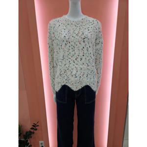 [수스]밑단 물결 팝콘니트 S254BSWC71_US