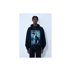 25 FW 베트멍 남성 Cof Cut Up Zip Up Hooded Sweatshirt vet0162001blk