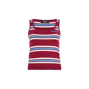 25 FW 디스퀘어드2 스트라이프 니트 탱크 탑 S75HA1418D13206 TP446474162