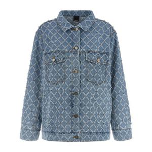 핀코 피페라이 다이아몬드 크리스탈 데님 재킷 106246A32N PJE