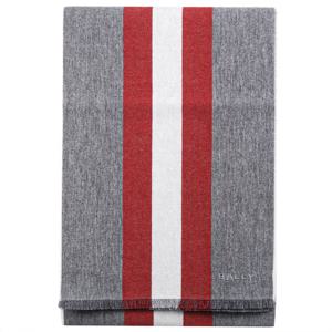 발리 그레이 레드 삼선 머플러 185 그레이 MSC02Z WO161 U740