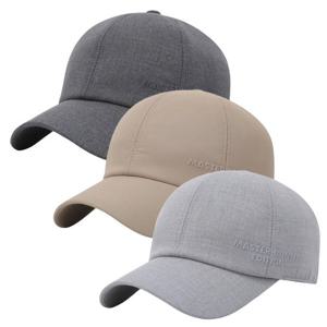 남성 레더 패치 벨크로 기모 캡 (411D4CP401)