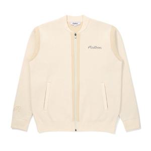 [말본골프]말본골프 셔닐 풀집업 니트 자켓 IVORY (MAN) M5421PK