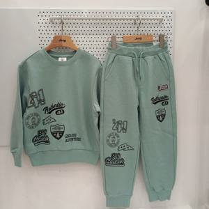 [지프키즈]배색프린트맨투맨세트KQ3TSU873973_GN