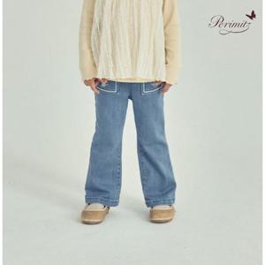 [페리미츠]자수 벨버텀 데님팬츠 P2531Q260