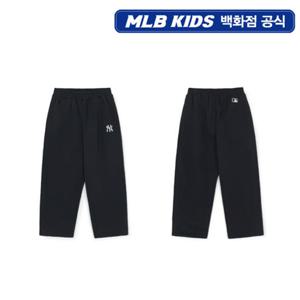 [MLB키즈PG] 베이직 스몰로고 기모 스트레이트 팬츠 (7APTB1056-50BKS)