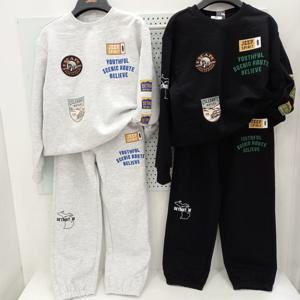 [지프키즈]이스케이프 와펜 프린트 상하세트 KQ4SU865TPU965