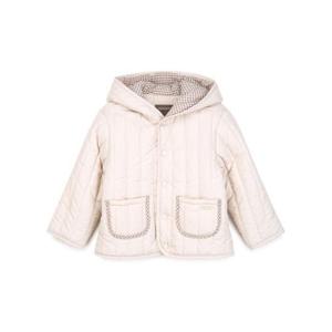 [페리미츠]체크 배색 퀼팅 후드 점퍼 P2531J011