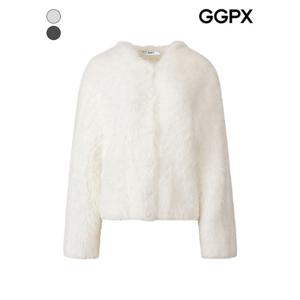 [GGPX]포근 퍼 후드 버튼 가디건 (GPBKG009F)