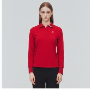 [링스골프][25FW] 여성 카라 포인트 니트에리 티셔츠  L21E3TO25