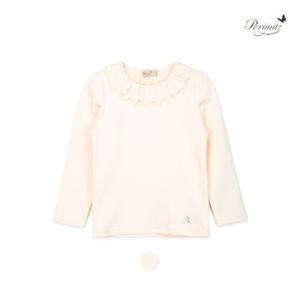 [페리미츠]레이스 프릴 카라 티셔츠(P2545T161_47)