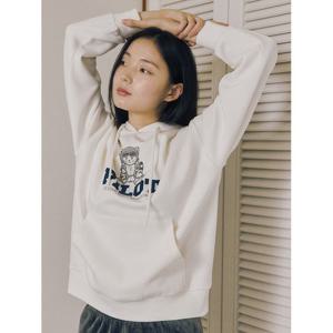 [폴햄] 여 빅 그래픽 후드 맨투맨 PHF4TH2010