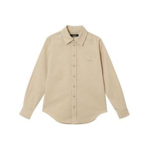 캉골긴팔티 CQK KRFW-SH70710IV 우먼스 코듀로이 셔츠 7071 아이보리