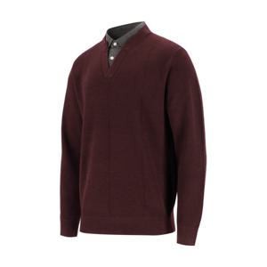 [피에이티]울혼방 조직감 이중에리 스웨터 1L73601