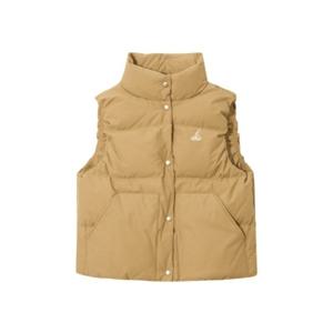 캉골조끼 CQK KRFW-BS61440BE 우먼스 스탠드칼라 다운 베스트 6144 베이지