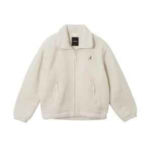 캉골자켓 CQK KRFW-JK85580IV 우먼스 플리스 디테처블 자켓 8558 아이보리