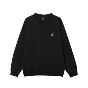 캉골긴팔티 CQK KRFC-RT17910BK 박스 로고 스웨트셔츠 1791 블랙
