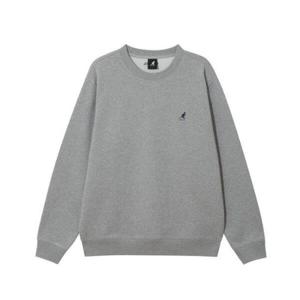 캉골긴팔티 CQK KRFC-RT17800MY 캉골 클래식 로고 스웨트셔츠 1780 멜란지그레이