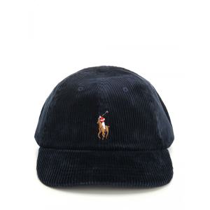 [POLO RALPH LAUREN] 라프리마 여성 벨벳 모자 211A90413 001 Blue /15