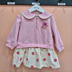 [아가방]랏쏘딸기반집업원피스 79S724053_CJ