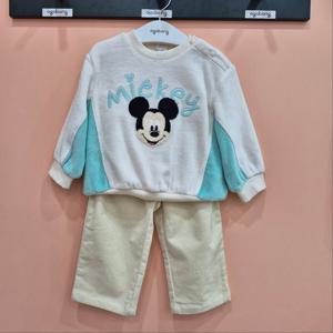 [아가방]미.키PK벨로아배색맨투맨 79S721006_CJ