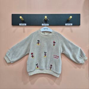 [아가방]미.키미니자수벨로아맨투맨 79S721005_CJ